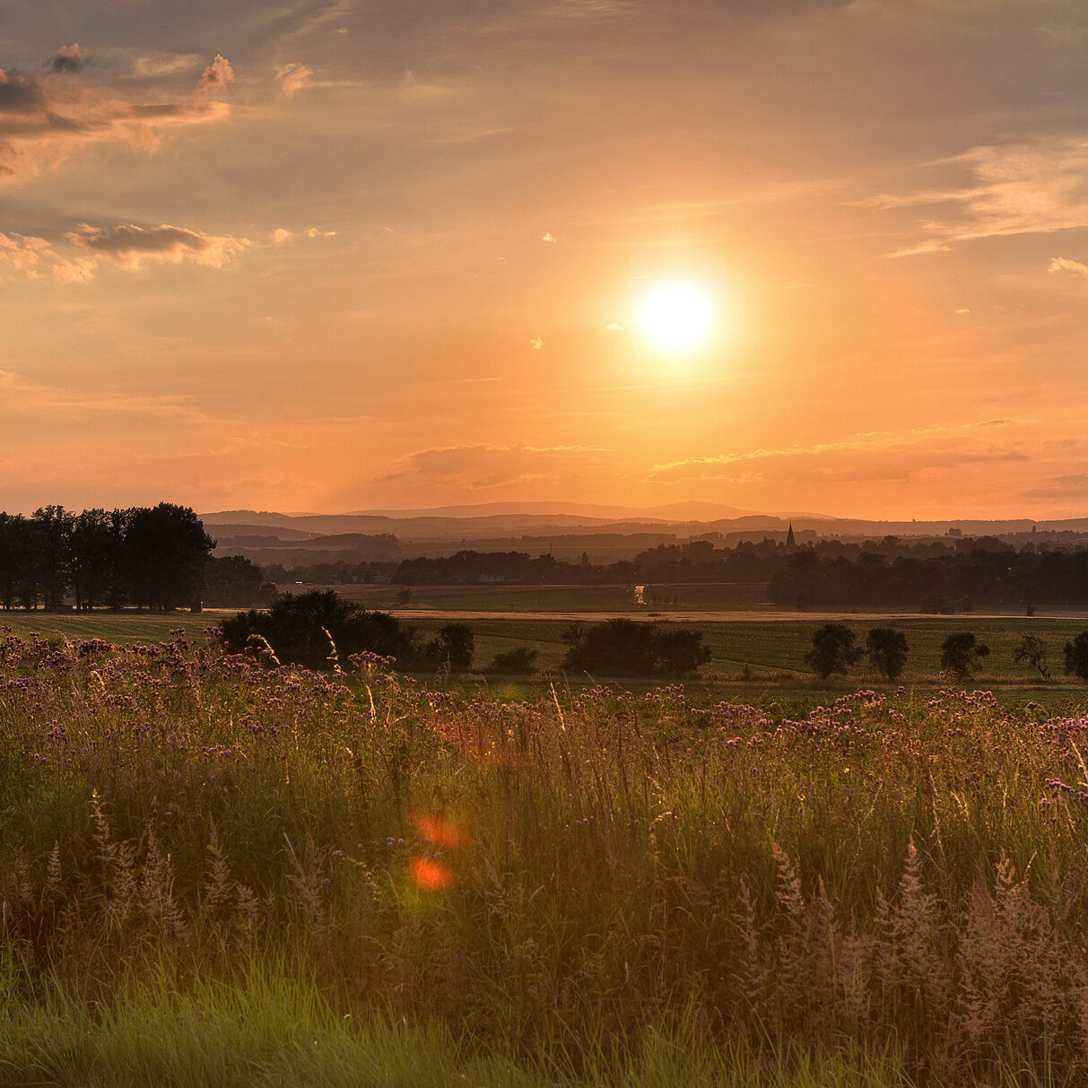 Sunset in Czech